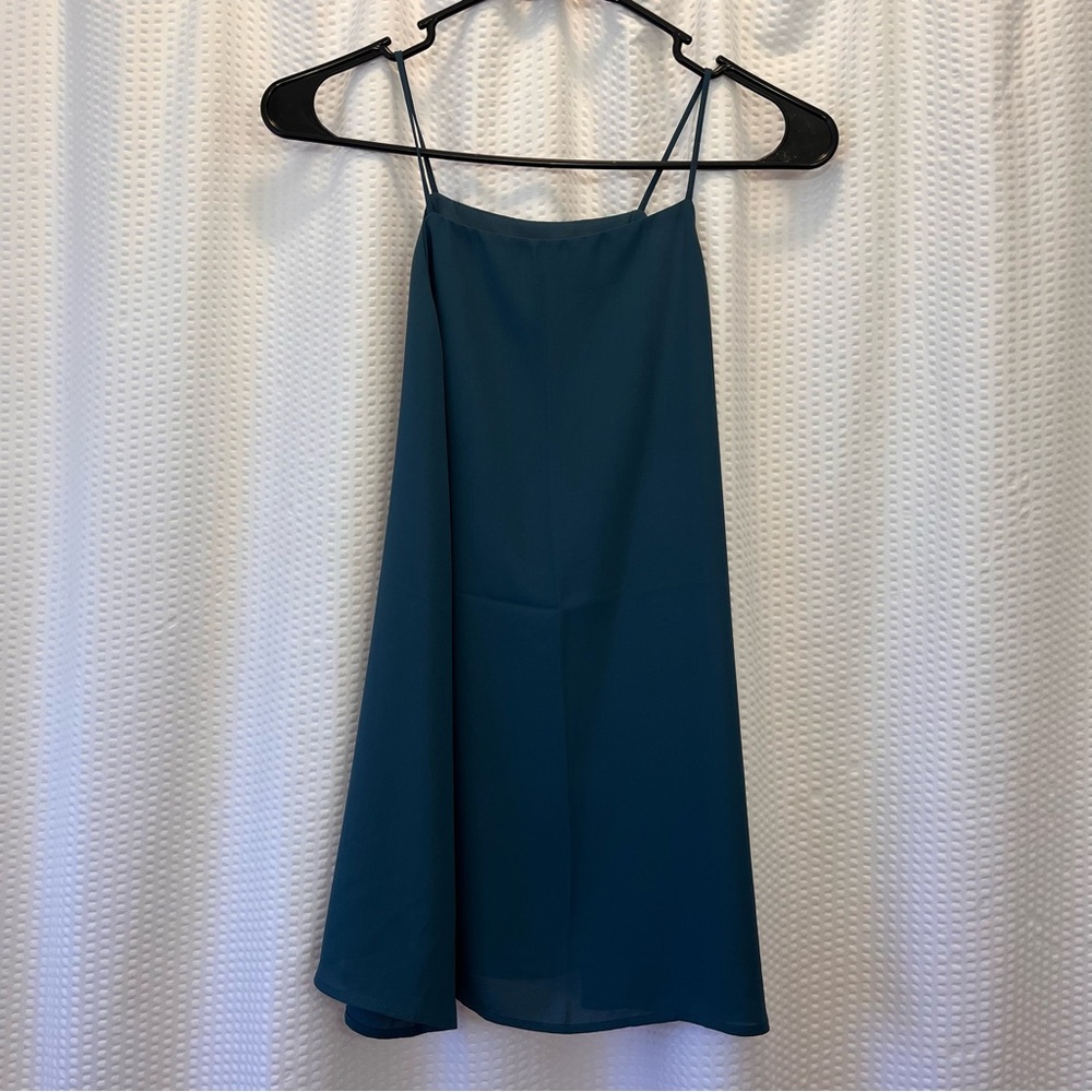 LOFT Teal High Neck Tank Camisole Size Medium